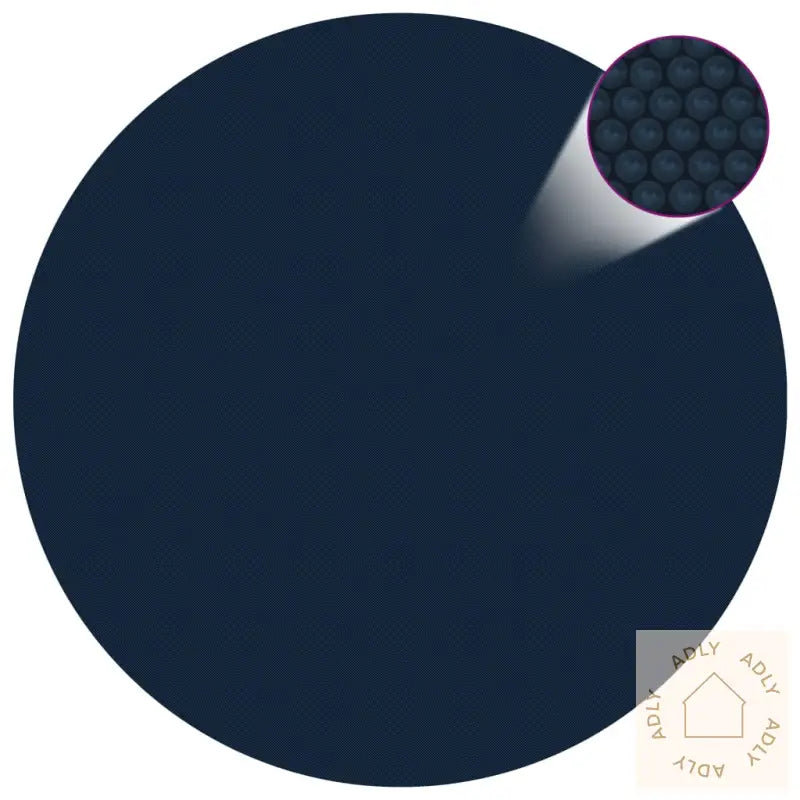 Flytende Solarduk Til Basseng Pe 381 Cm Svart Og Blå