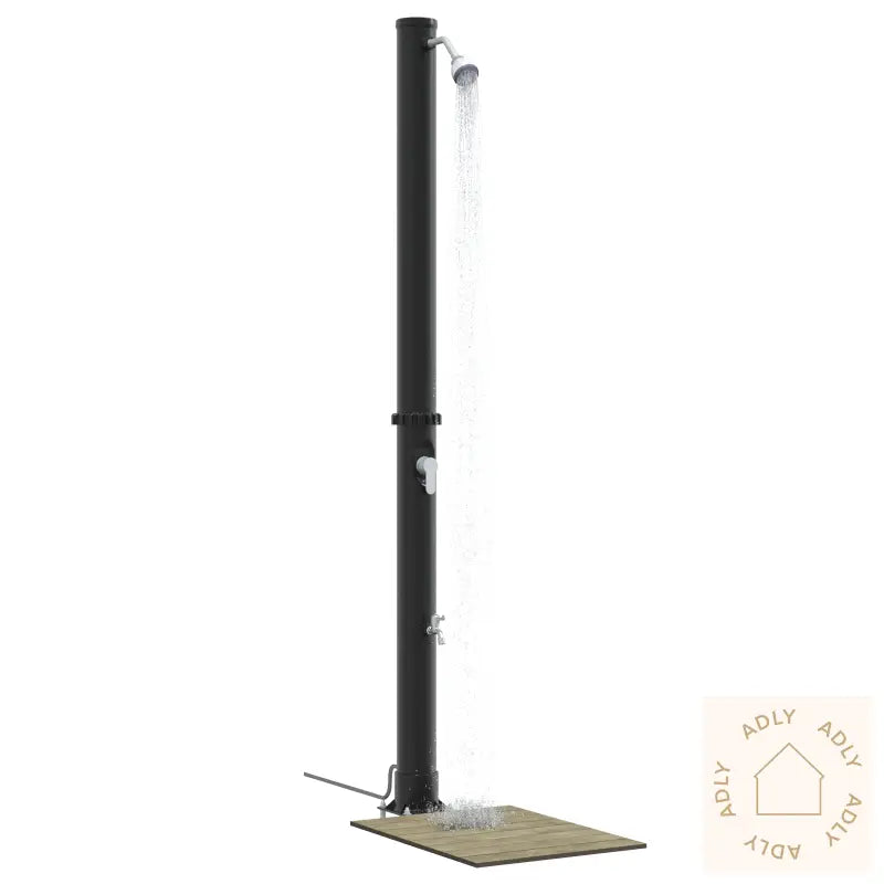 Utendørs Solardusj Med Kran 217 Cm 20 L