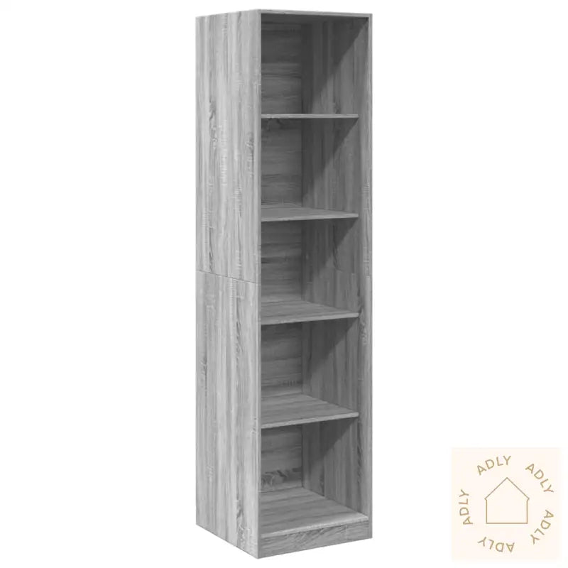 Garderobe Grå Sonoma 50X50X200 Cm Konstruert Tre
