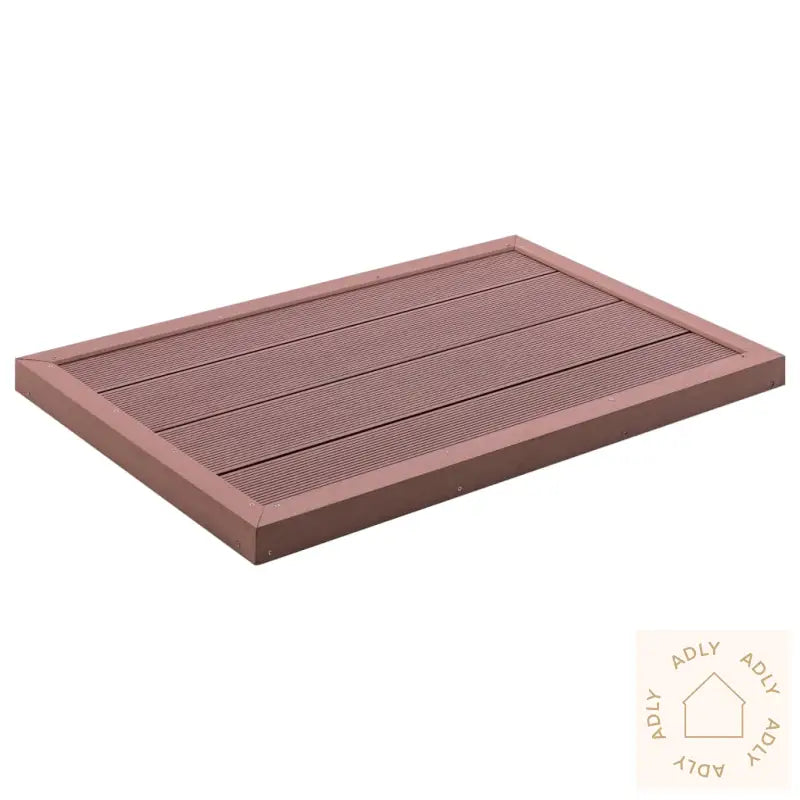 Gulvelement For Soldusj Brun 101X63X5,5 Cm Wpc
