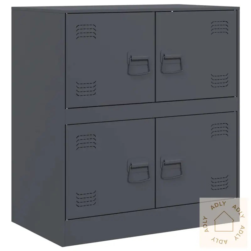Skjenk Antrasitt 67X39X73 Cm Stål