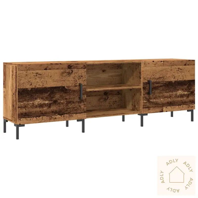 Tv-Benk Gammelt Tre 150X30X50 Cm Konstruert Tre