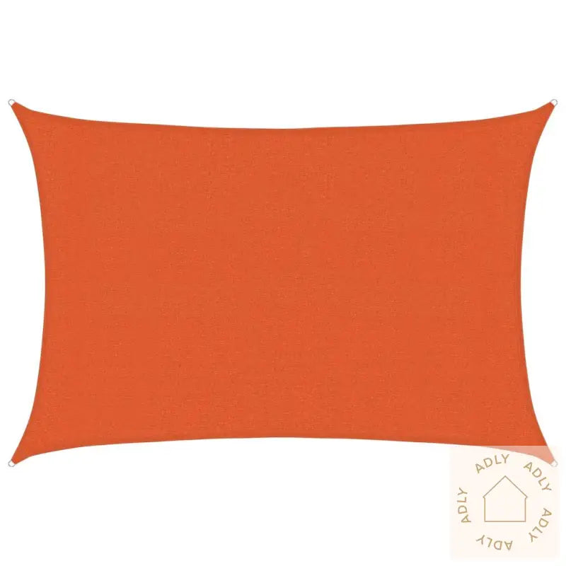 Solseil 160 G/M² Rektangulær Oransje 3X4,5 M Hdpe
