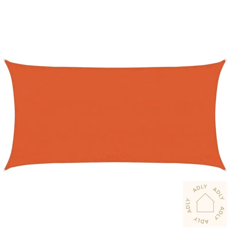 Solseil 160 G/M² Rektangulær Oransje 3X6 M Hdpe