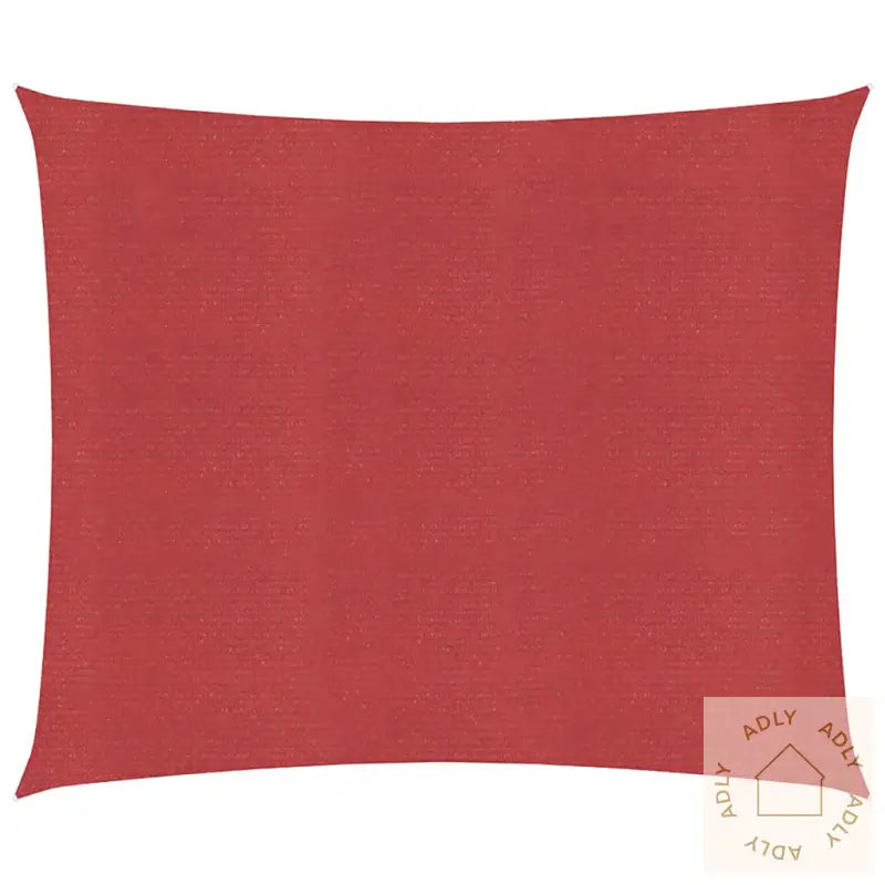 Solseil 160 G/M² Rød 4,5X4,5 M Hdpe