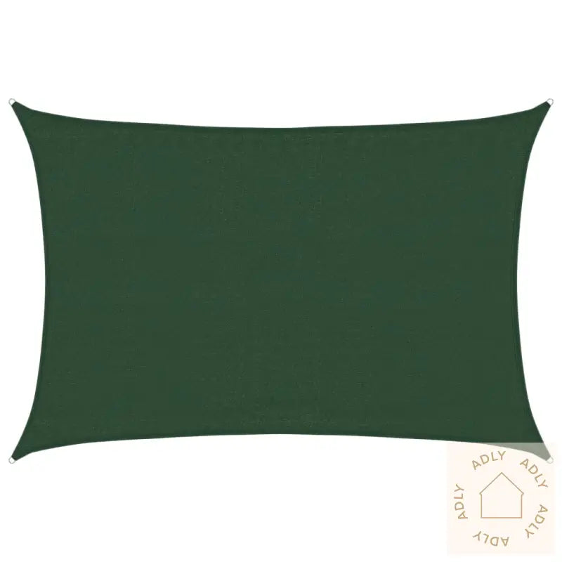 Solseil 160 G/M² Mørkegrønn 3,5X4,5 M Hdpe