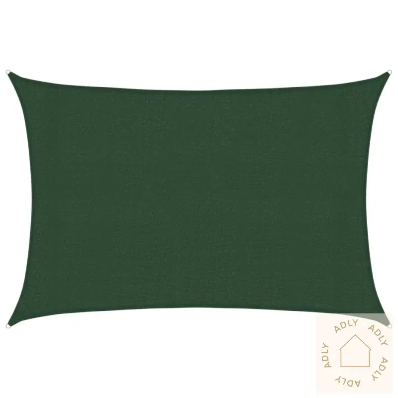 Solseil 160 G/M² Mørkegrønn 3X4,5 M Hdpe