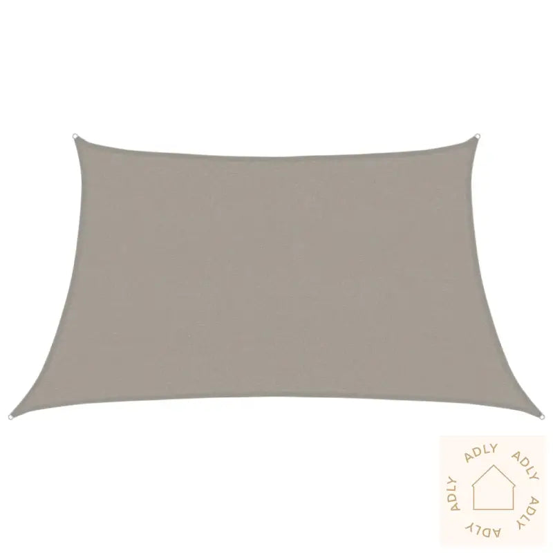 Solseil 160 G/M² Trapesformet Lysegrå 3/4X2 M Hdpe