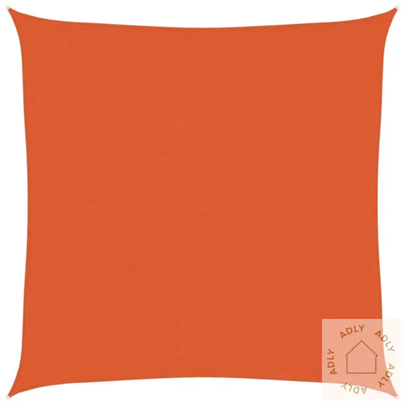 Solseil 160 G/M² Firkantet Oransje 4,5X4,5 M Hdpe