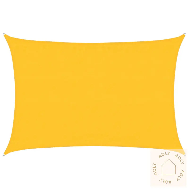 Solseil 160 G/M² Rektangulær Gul 3,5X5 M Hdpe