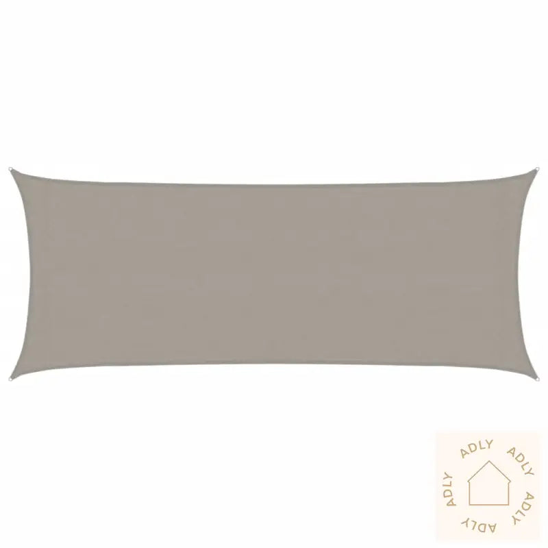 Solseil 160 G/M² Rektangulær Lysegrå 2X4,5 M Hdpe