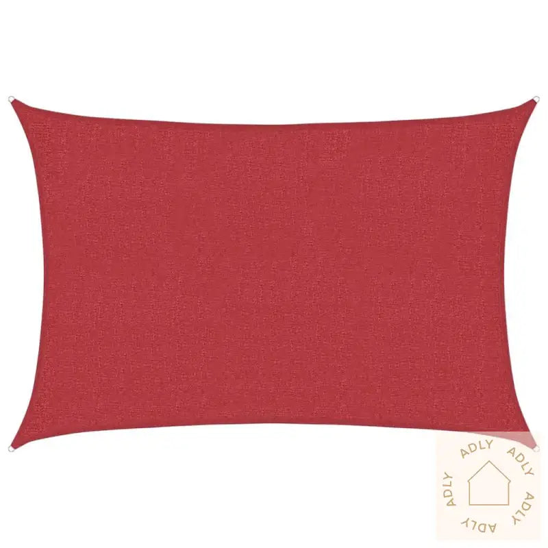Solseil 160 G/M² Rød 3X5 M Hdpe