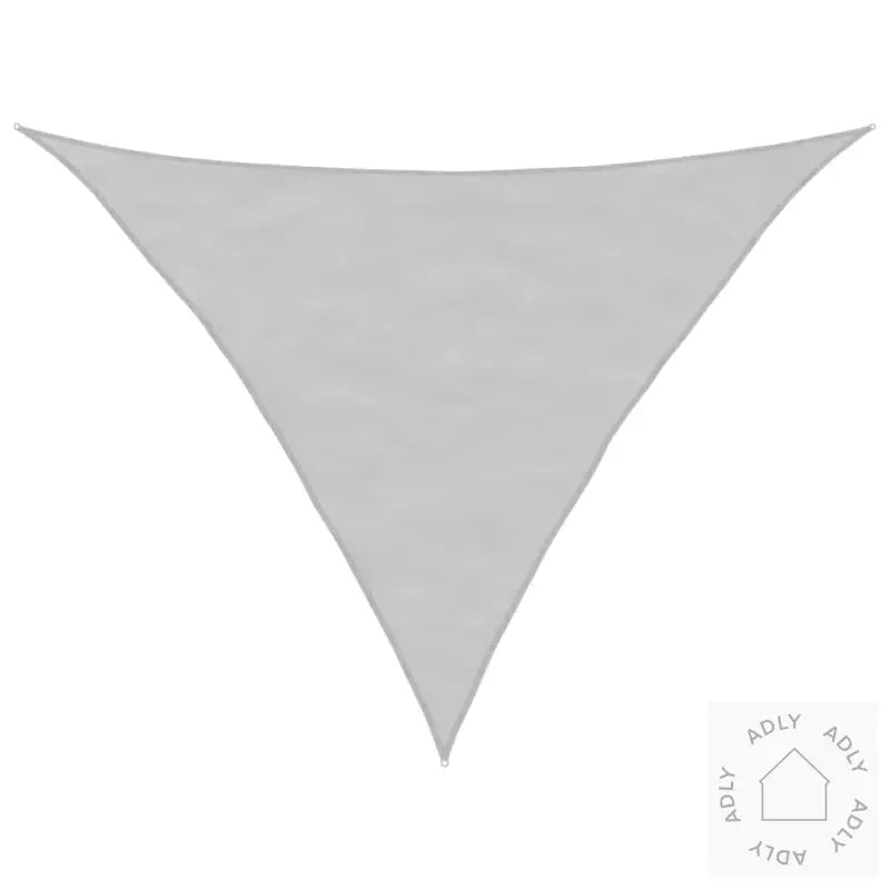 Solseil Lysegrå 3,5X3,5X4,9 M 100% Polyester Oxford