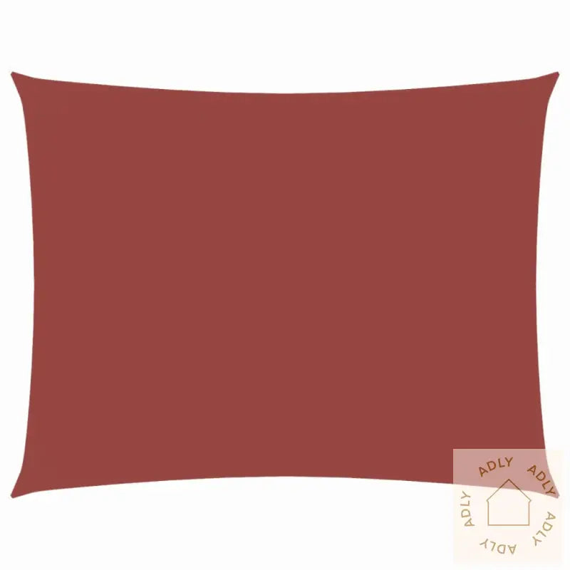 Solseil Oxfordstoff Rektangulær 4X6 M Terrakotta
