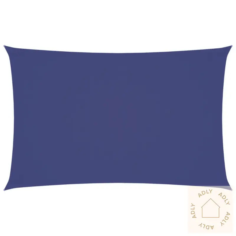 Solseil Oxfordstoff Rektangulær 2X4,5 M Blå