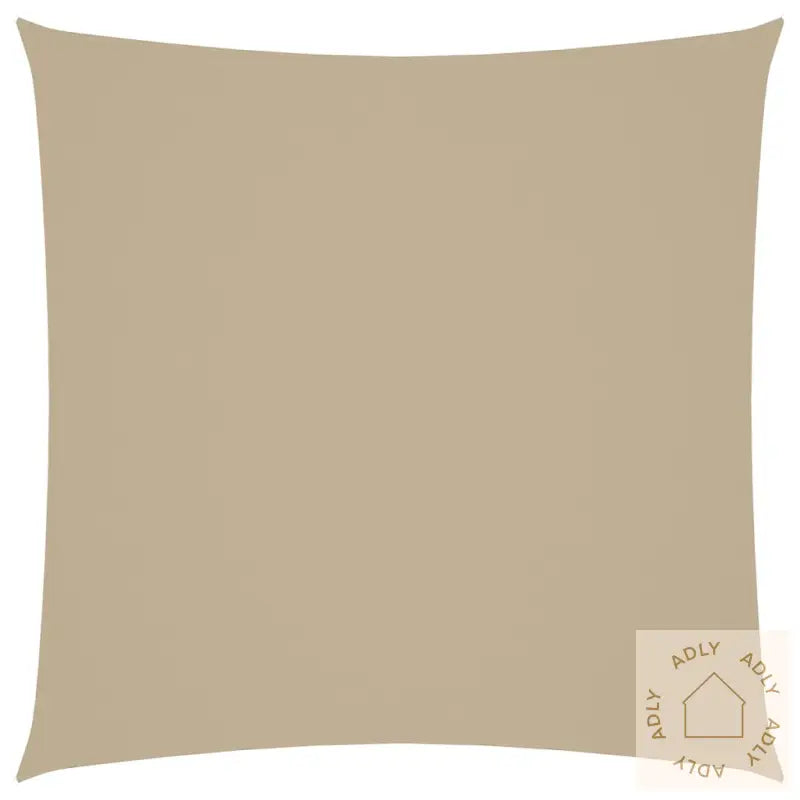 Solseil Oxfordstoff Firkantet 6X6 M Beige