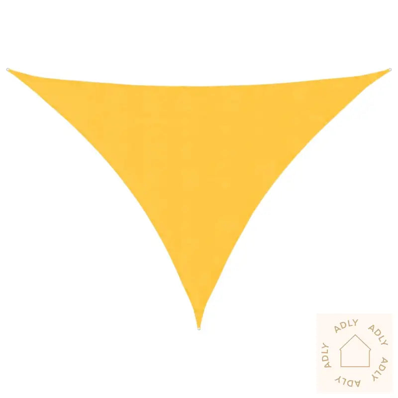 Solseil Oxfordstoff Trekantet 2,5X2,5X3,5 M Gul