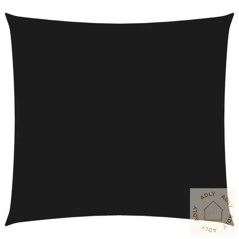 Solseil Oxfordstoff Kvadratisk 2,5X2,5 M Svart