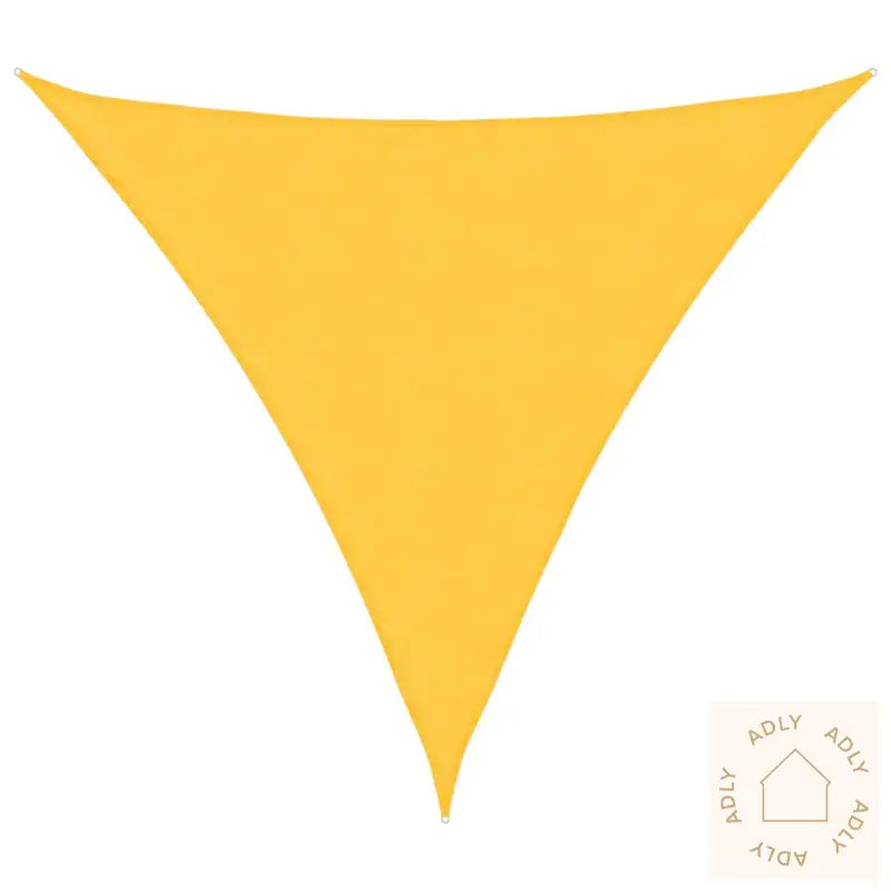 Solseil Oxfordstoff Trekantet 4,5X4,5X4,5 M Gul