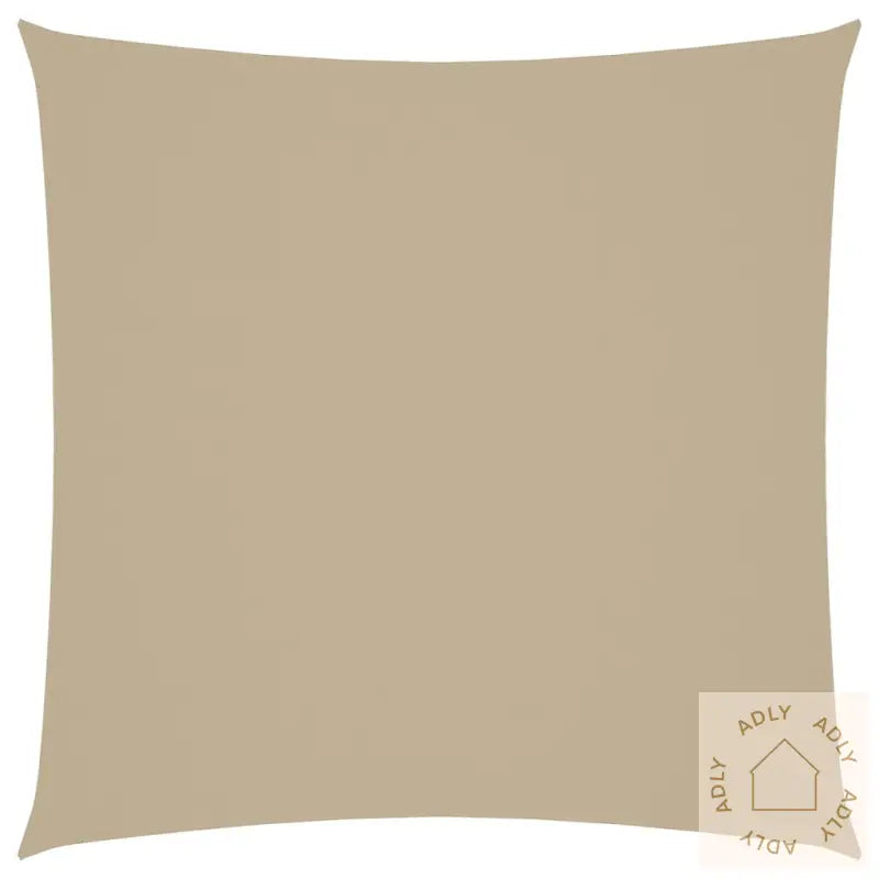 Solseil Oxfordstoff Kvadratisk 5X5 M Beige