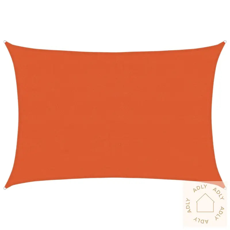 Solseil 160 G/M² Rektangulær Oransje 4X5 M Hdpe