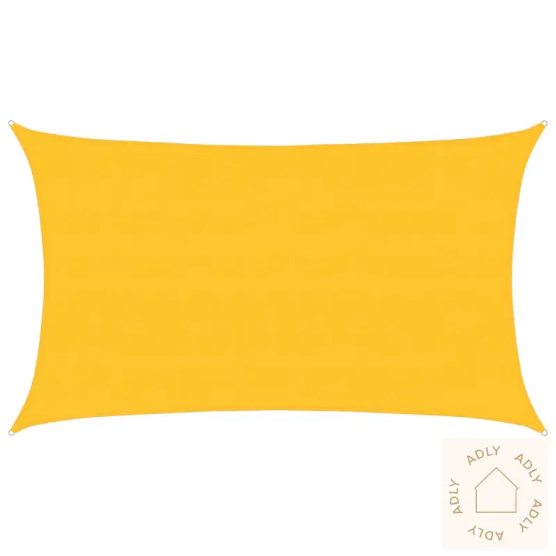 Solseil 160 G/M² Rektangulær Gul 5X8 M Hdpe