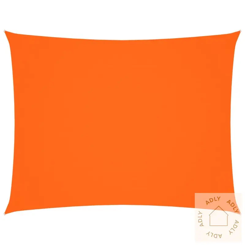 Solseil Oxfordstoff Rektangulær 4X5 M Oransje