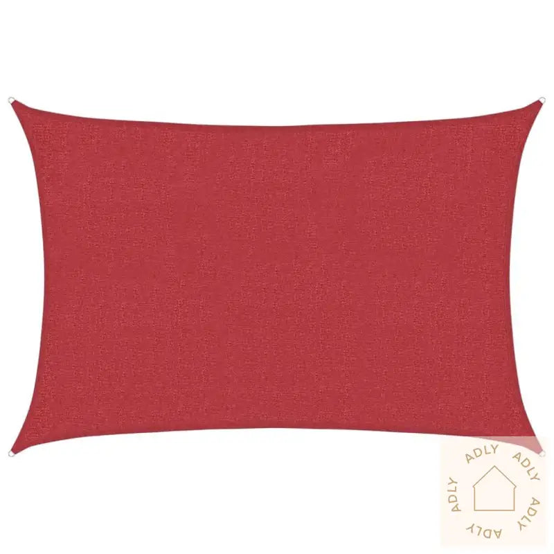 Solseil 160 G/M² Rød 3X4,5 M Hdpe