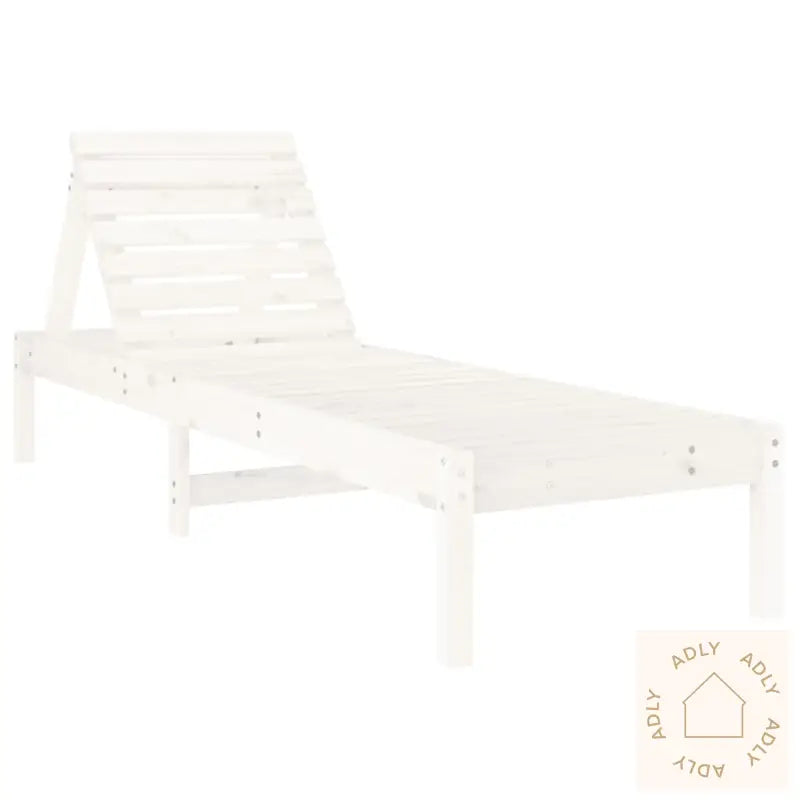 Solseng Hvit 199,5X60X74 Cm Heltre Furu