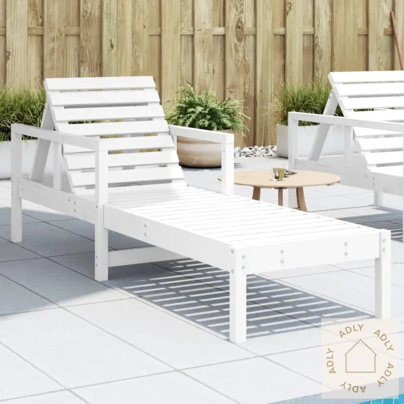 Solseng Hvit 199,5X62X55 Cm Heltre Furu