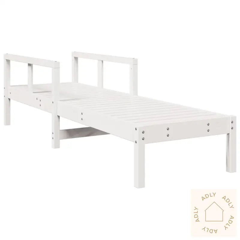 Solseng Hvit 199,5X62X55 Cm Heltre Furu