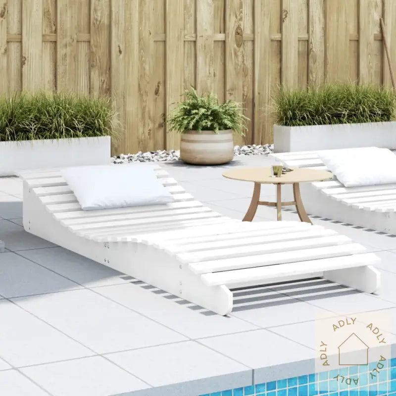 Solseng Hvit 205X80X31,5 Cm Heltre Furu