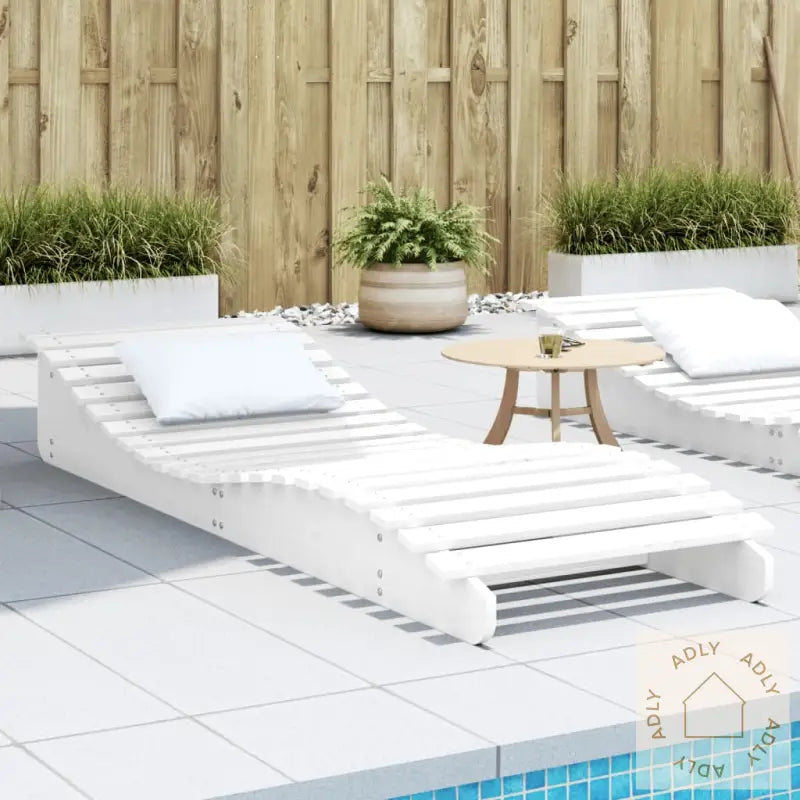 Solseng Hvit 205X70X31,5 Cm Heltre Furu