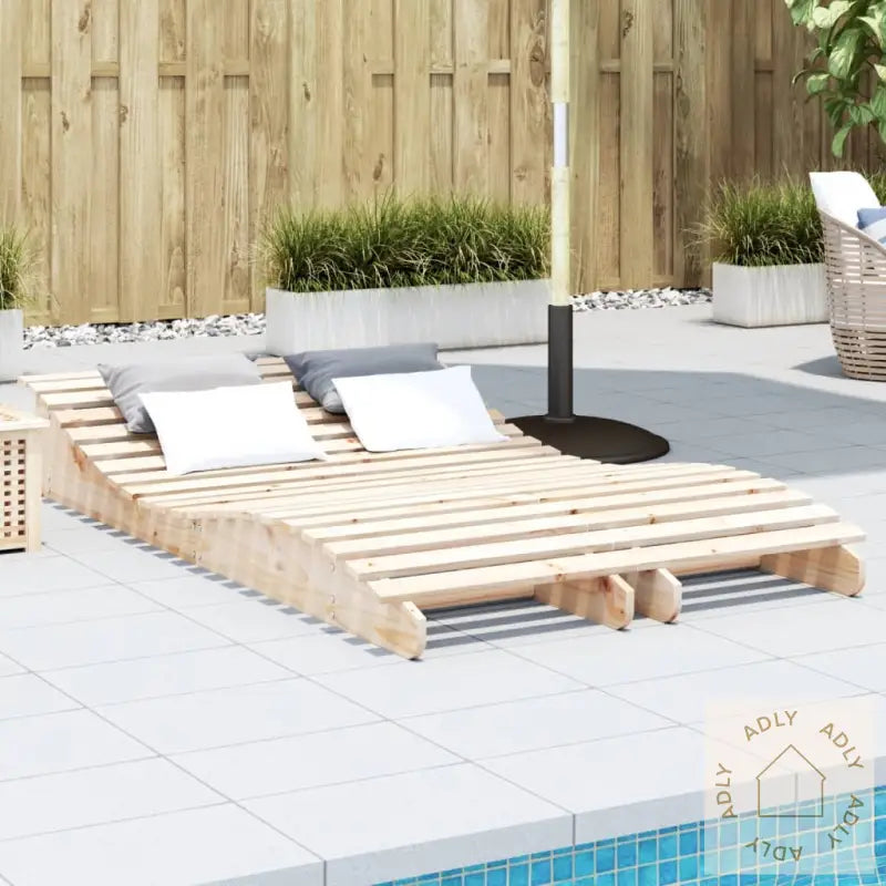 Solsenger 2 Stk 205X60X31,5 Cm Heltre Furu