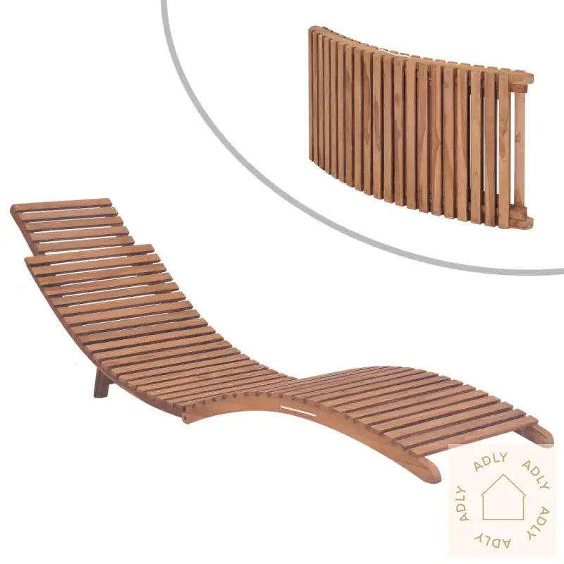 Sammenleggbar Solseng Heltre Teak