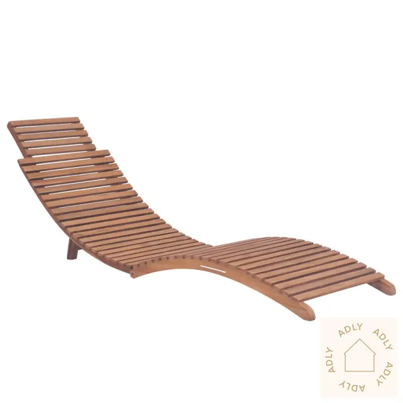 Sammenleggbare Solsenger 2 Stk Heltre Teak