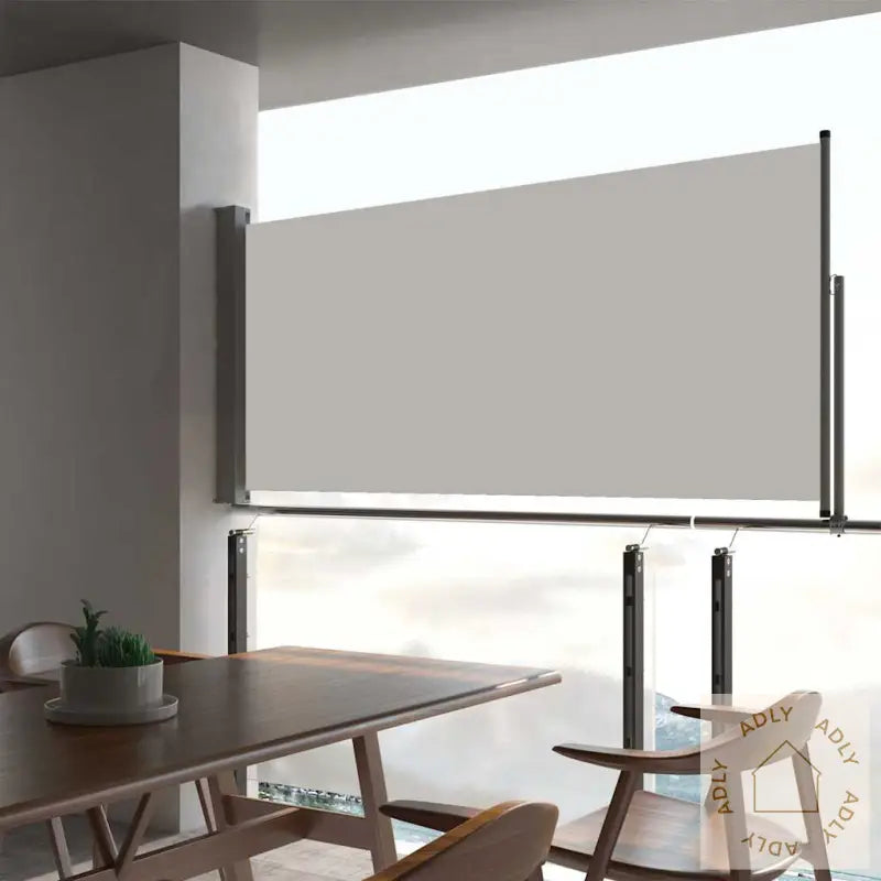 Uttrekkbar Sidemarkise 60X300 Cm Kremhvit