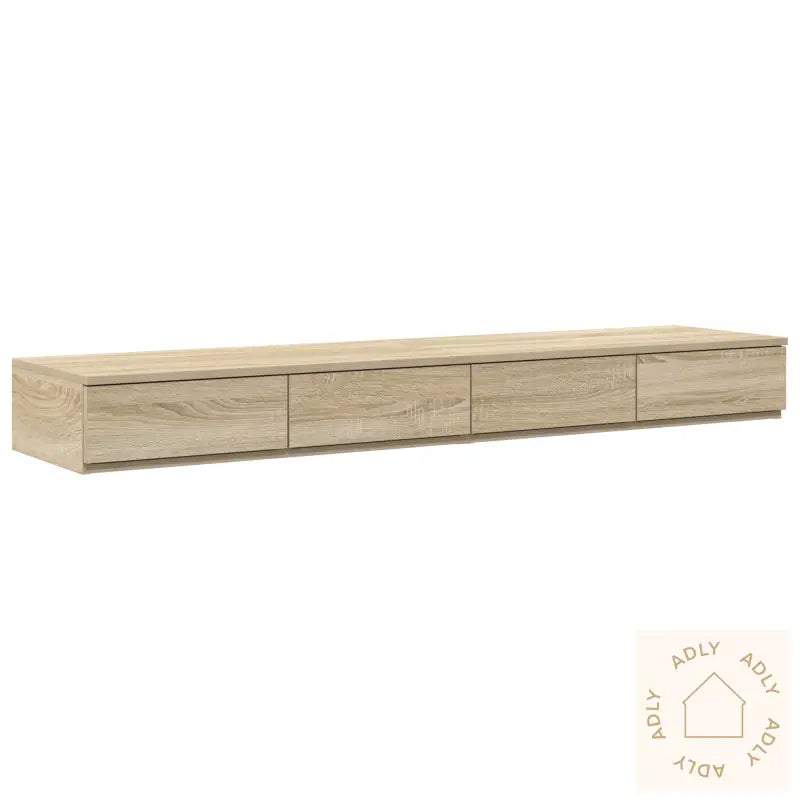 Sengeskuffer Sonoma Eik 135X36,5X16,5 Cm Laget Av Tre