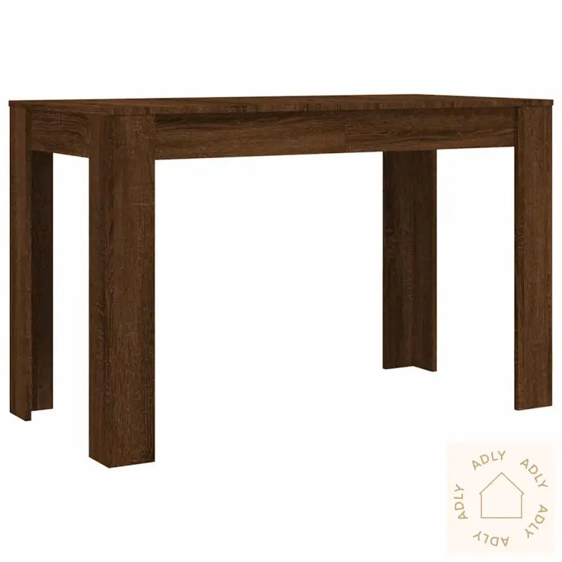 Spisebord Brun Eik 120X60X76 Cm Konstruert Tre