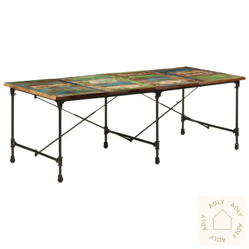 Spisebord 220X90X77 Cm Gjenvunnet Heltre