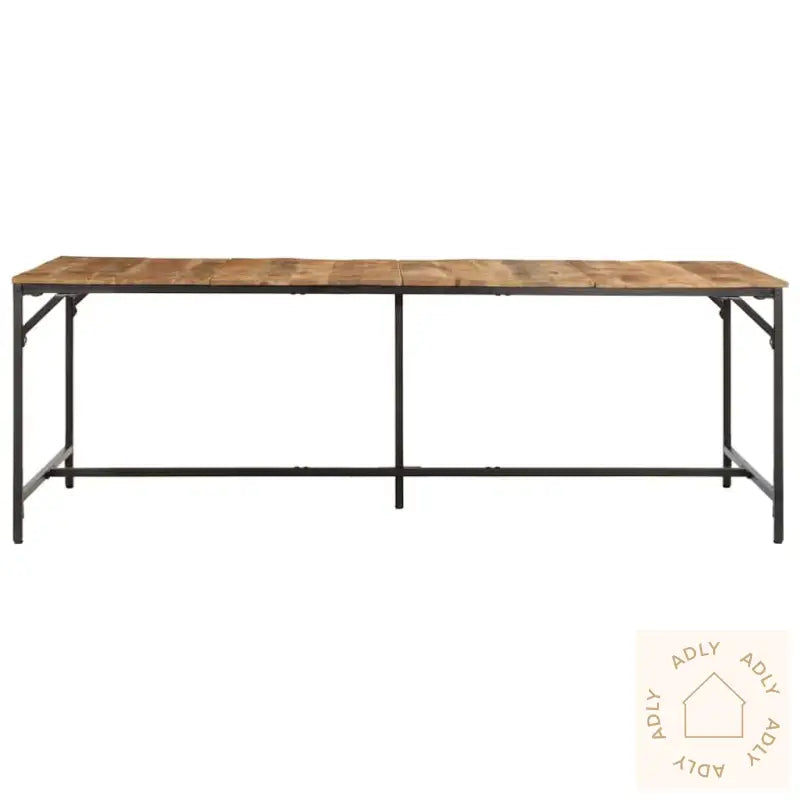 Spisebord 220X90X75 Cm Grovt Heltre Mangotre