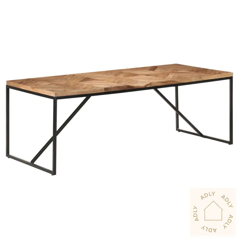 Spisebord 200X90X76 Cm Heltre Akasie Og Mango