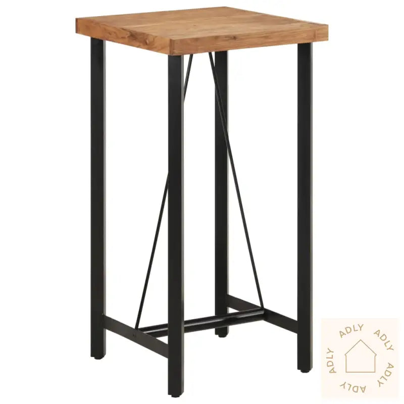 Barbord 55X55X107 Cm Heltre Akasie Og Jern