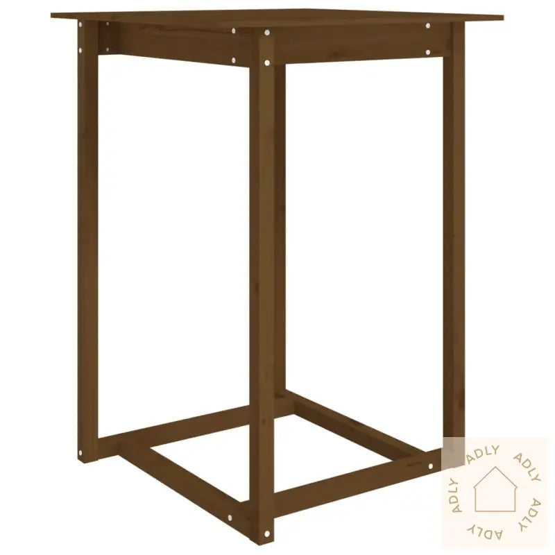 Barbord Honningbrun 80X80X110 Cm Heltre Furu