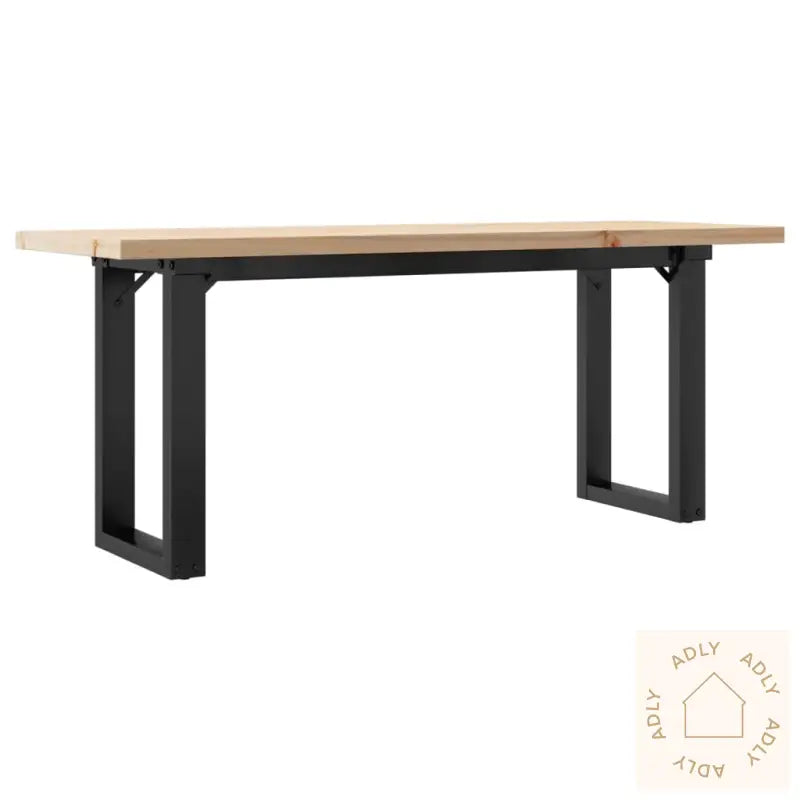 Salongbord O-Ramme 110X40X45,5 Cm Heltre Furu Og Stål