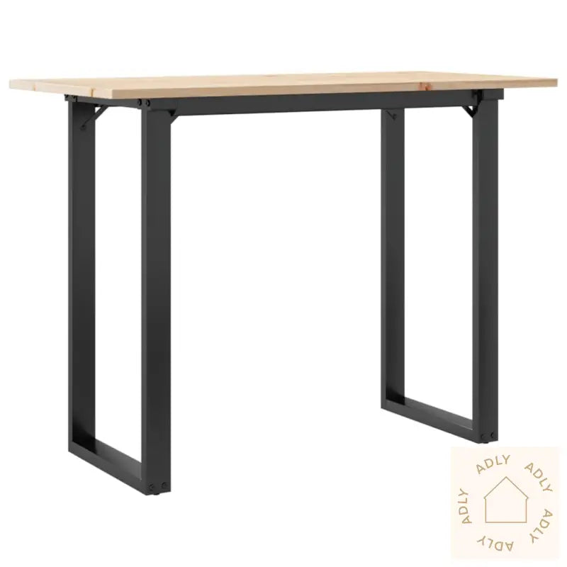 Spisebordo-Ramme 100X50X75 Cm Heltre Furu Og Stål
