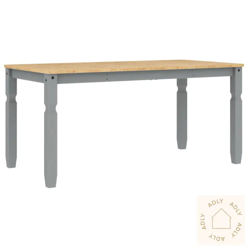Spisebord Corona Grå 160X80X75 Cm Heltre Furu
