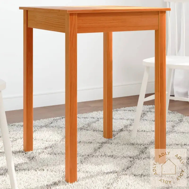 Spisebord Voksbrun 55X55X75 Cm Heltre Furu