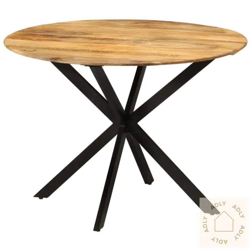 Spisebord Ø110X78 Cm Heltre Mango Og Stål