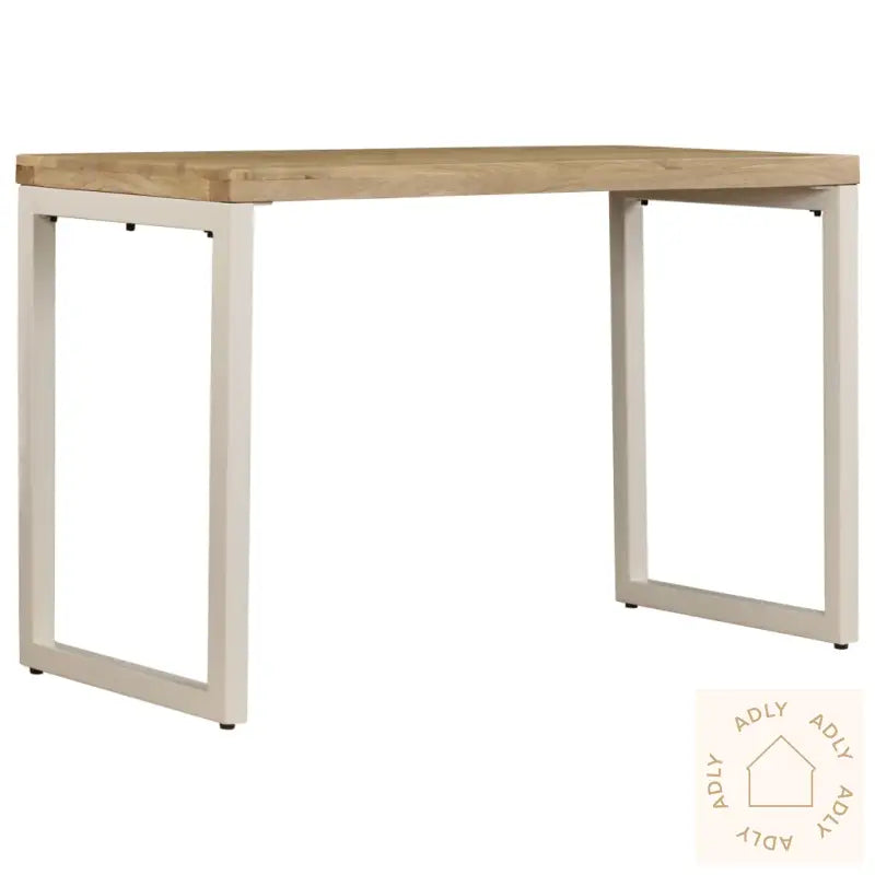 Spisebord 115X55X76 Cm Heltre Mango Og Stål